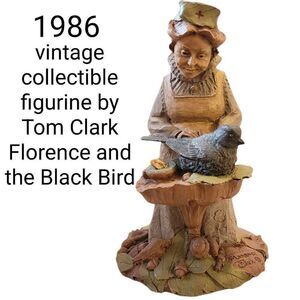 Gnome Tom Clark Florence Nightingale Nurse Signed 1986 Fairy Troll Renaissance